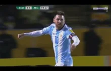 3 gole Messiego dające awans Argentynie na Mistrzostwa Świata