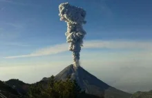 W Meksyku trwa erupcja wulkanów Colima i Popocatepetl