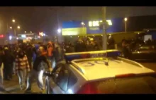 Akcja policji Port Łódź 07.02.2015