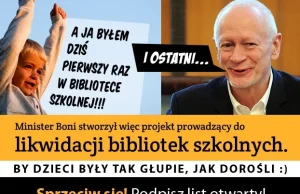 Nie będzie likwidacji bibliotek szkolnych!