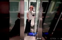 Fajny myk w toaletach na lotnisku w Pekinie
