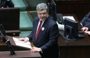 Poroszenko w Sejmie: pragnę prosić o przebaczenie za złe karty naszej historii