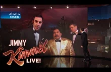 Sacha Baron Cohen i Matt Damon Ball na gali Oskarów- relacja u Jimmiego Kimmela