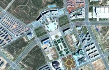Chiny.Zdjęcia satelitarne miasta-duchów.