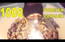 Otworzyli 1000 (tysiąc) pudełek zapałek Ile wygrali?