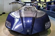 Może jechać 250 km/h, wygląda jak Batmobil. Autobus przyszłości.