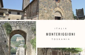 Średniowieczny zamek MONTERIGGIONI czyli włoska twierdza w Toskanii