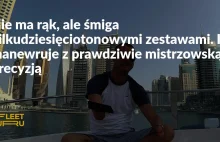 Nie ma rąk, ale śmiga kilkudziesięciotonowymi zestawami. Poznajcie Cezarego!