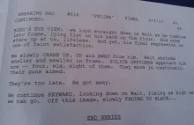 Ostatnie dwie strony scenariusza Breaking Bad opublikowane!