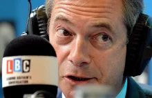Nigel Farage opuści Wielką Brytanie jeśli Brexit okaże się katastrofą.