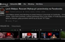 Pożganie Lecha Wałęsy z Wykopem