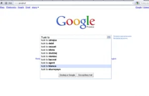 Tusk to ...? Google zna odpowiedz !