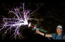 Handheld TESLA COIL GUN at 28,000fps