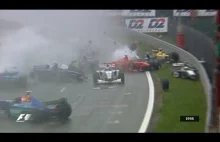 Grand Prix Belgii 1998 - karambol i road rage Schumachera