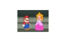 Super Mario ratuje księżniczkę.