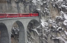 Podróż przez Alpy z Glacier Express