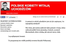 Polki, wychodźcie za mąż za uchodźców! Publicystka "Krytyki Politycznej":...