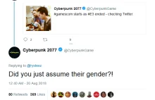 CD Projekt Red przeprasza SJW za wpis na Twitterze