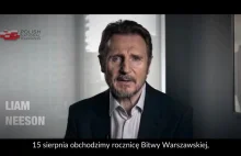Liam Neeson o Bitwie Warszawskiej - w dzień 98 rocznicy
