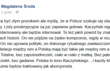 Środa: "Polska to łono Kaczyńskiego.... i każdy kto tego nie rozumie będzie(...)