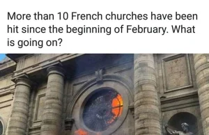 Plaga pożarów w kościołach we Francji