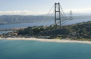 5,3 km most kolejowo-samochodowy połączy Kalabrię z Sycylią