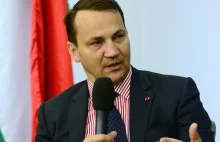 Sikorski: dopóki jestem ministrem, Korwin-Mikke nie ma wstępu do MSZ