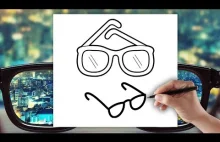 Okulary - Jak narysować Okulary - Nauka rysowania - krok po kroku