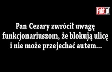 Strażnicy psiknęli kierowcy gazem w twarz!