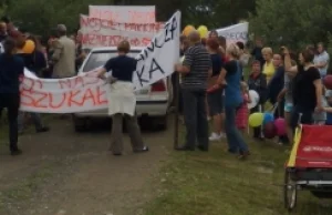 Szkoła w Nowym Łupkowie | Akcja protestacyjna