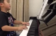 Tsung Tsung Amazing Piano Prodigy Age 5 Piano - Flood Time - Air 師承邱世傑