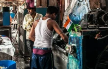 Bombaj (Indie) - Dhobi Ghat - największa pralnia świata | z Podróży PL