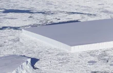 NASA dzieli się zdjęciem idealnie prostokątnej góry lodowej na Antarktydzie