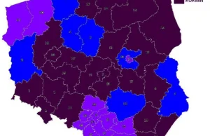 Kto przeszedł do Korwina, kto został w KNP - [MAPA]