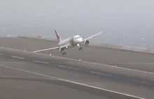 Ekstremalne lądowania na Maderze przy silnym wietrze przekraczającym 80 km/h