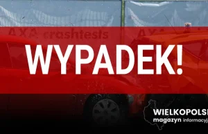 UWAGA ! Poważny wypadek na W-305 między autostradą a Przyłękiem. Droga...