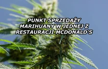 Pomysłowi dilerzy sprzedawali marihuanę w McDonald's