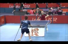 Niesamowite zagranie w tenisie stołowym na paraolimpiadzie
