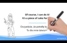 Korepetycje, angielski on-line. Idiom #41 "A piece of cake"