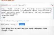 Tłumacz bełkotu coachów.