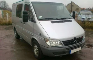 [Pomoc] Skradziono auto we Wrocławiu, srebrny Mercedes Sprinter