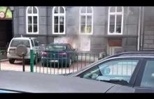 Pożar samochodu w BB