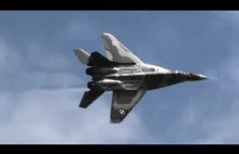 Pokaz MiG-29 Polskich Sił Powietrznych na RIAT 2013
