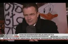 Wulgarne ataki na dziennikarzy TVP w Warszawie
