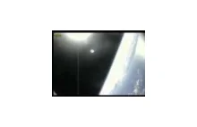 Nagranie z kamery przytwierdzonej do silnika rakietowego