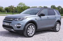 Monitorowanie martwego pola w samochodzie Land Rover Discovery Sport