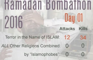 Ramadanowy bomaton - Dzień 1, Islam 34 : Świat 0