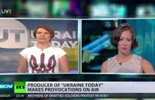 Ukraińska dziennikarka karci prorosyjską Russia Today na wizji....