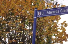 Pod Wrocławiem mają ulicę Edwarda Gierka. I "Szczęść Boże" - dla równowagi