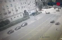 Nagranie wypadku na ulicy Wyszyńskiego [FILM